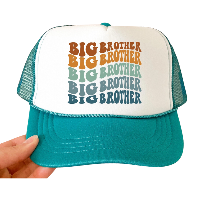 Ombre Big Brother Kids Sibling Hat