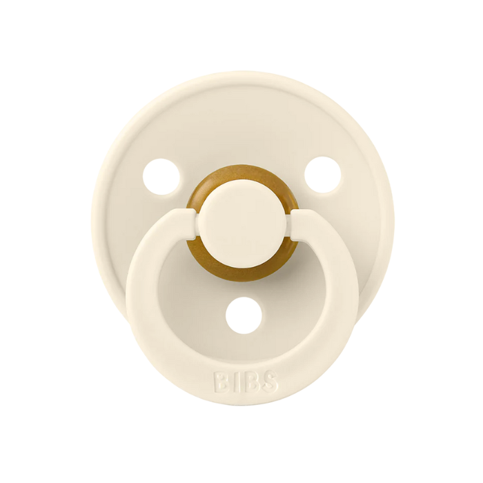 BIBS Natural Rubber Pacifier 2 PK (Size 1) -0-6 mo