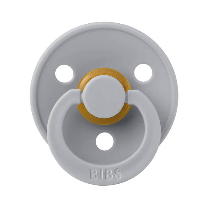 BIBS Natural Rubber Pacifier 2 PK (Size 2) - 6-18 months