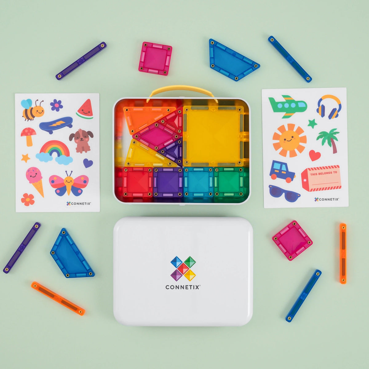 Connetix Magnetic Tiles Travel Mini Pack (32 pieces)