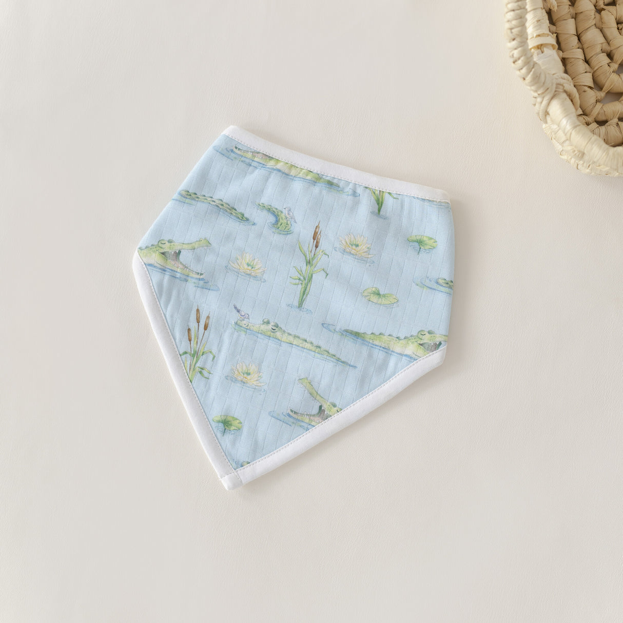 Gator Games Organic Muslin Bib