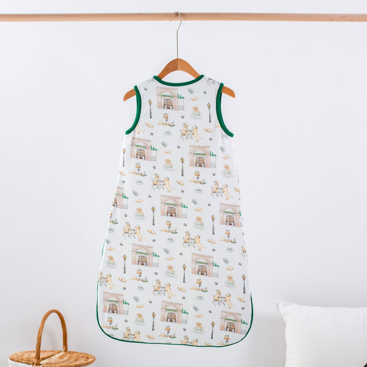 Powdered Sugar & Puppies Organic Zippered Sleeping Bag