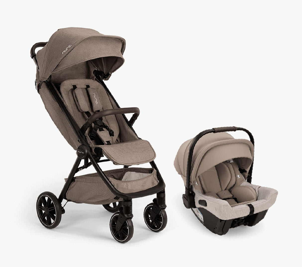 Nuna TRVL lx Stroller + PIPA urbn Car Seat Travel System
