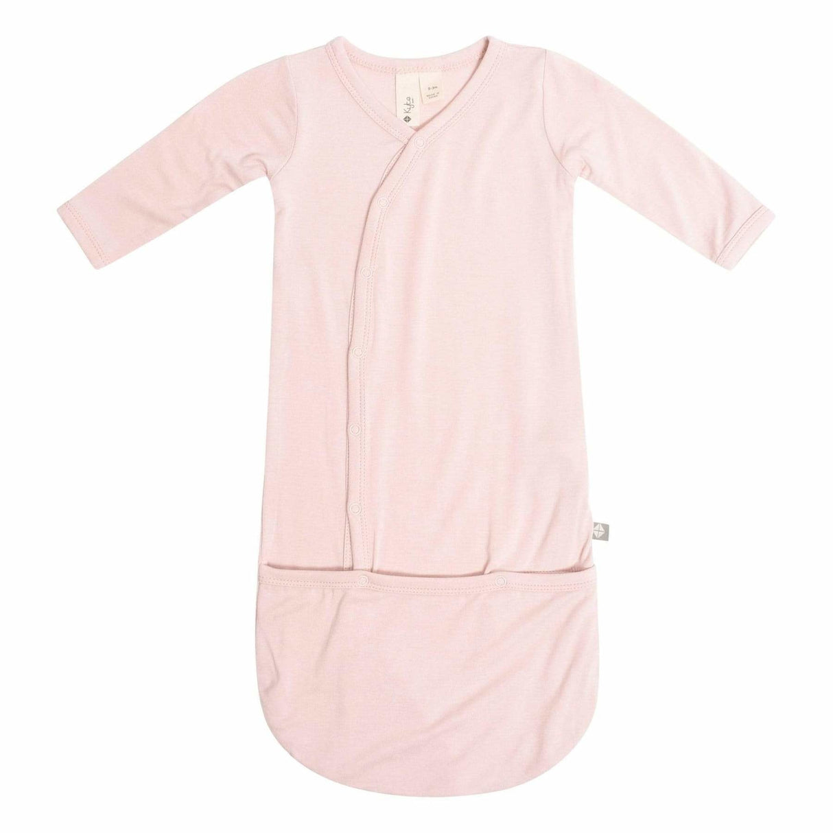 Kyte Bamboo Bundler Sleeper Gown - Blush