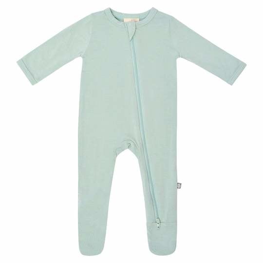 Kyte Baby Bamboo Zippered Footie | Sage