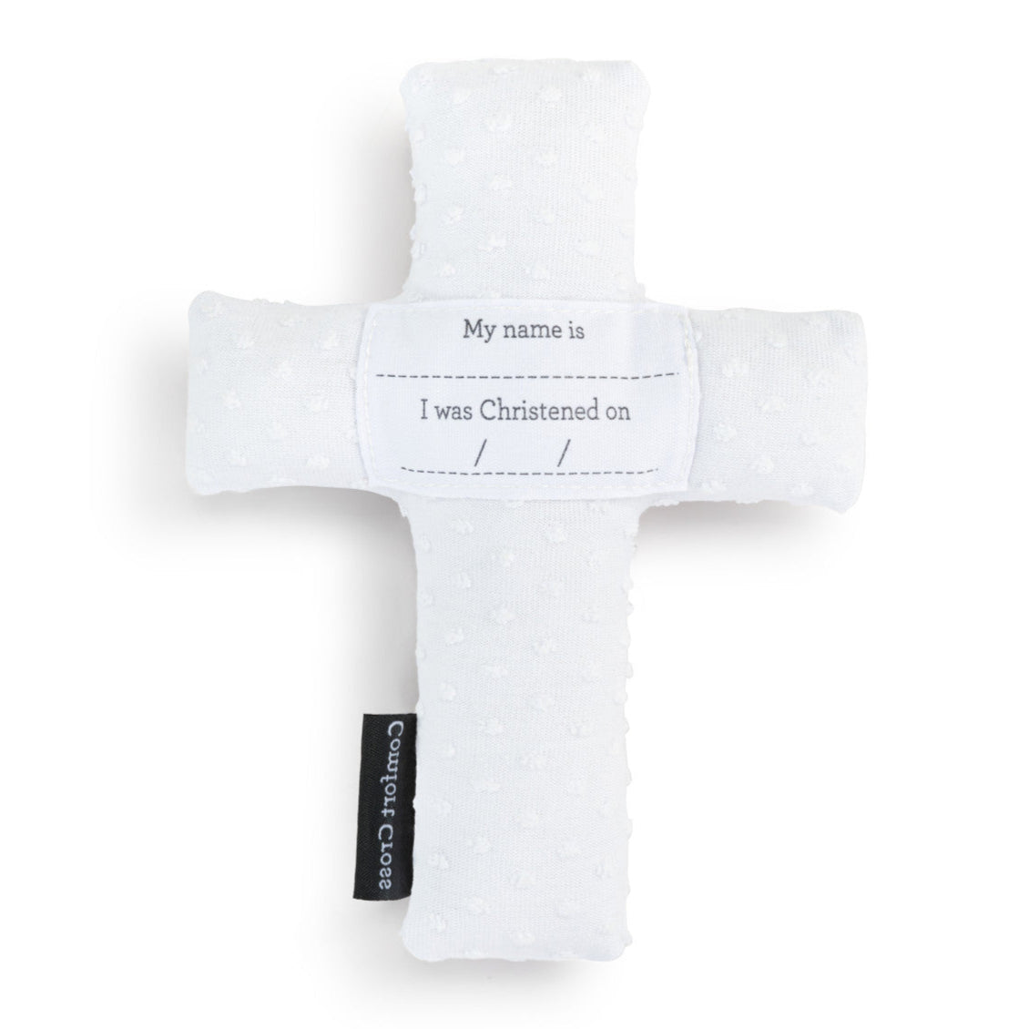 Demdaco Tender Blessings | Plush Comfort Cross Baby's Christening Gift