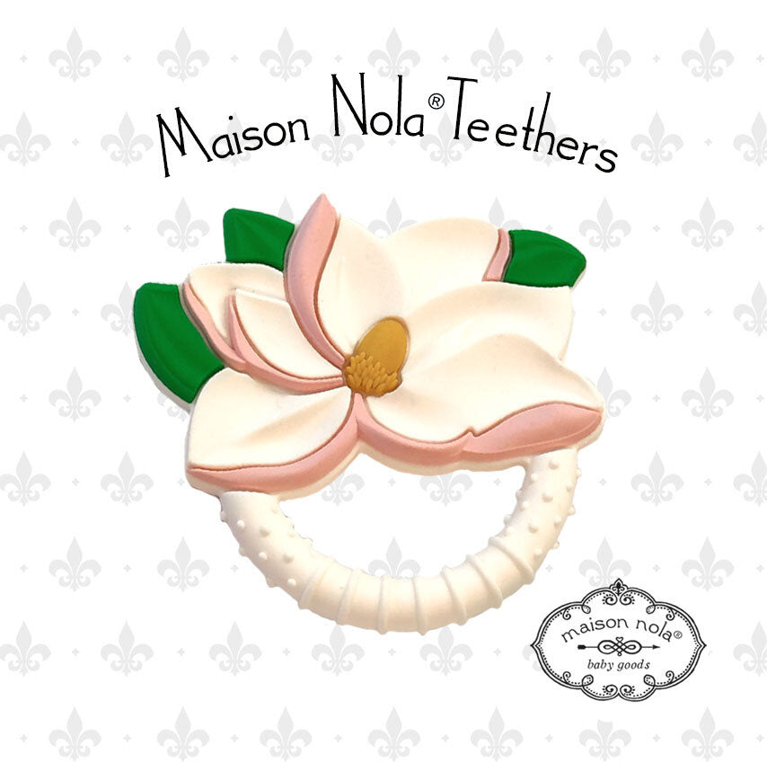 Magnolia Silicone Teether