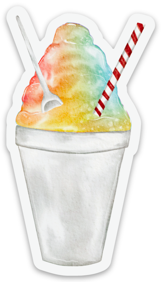 NOLA Food Fun Die Cut Sticker