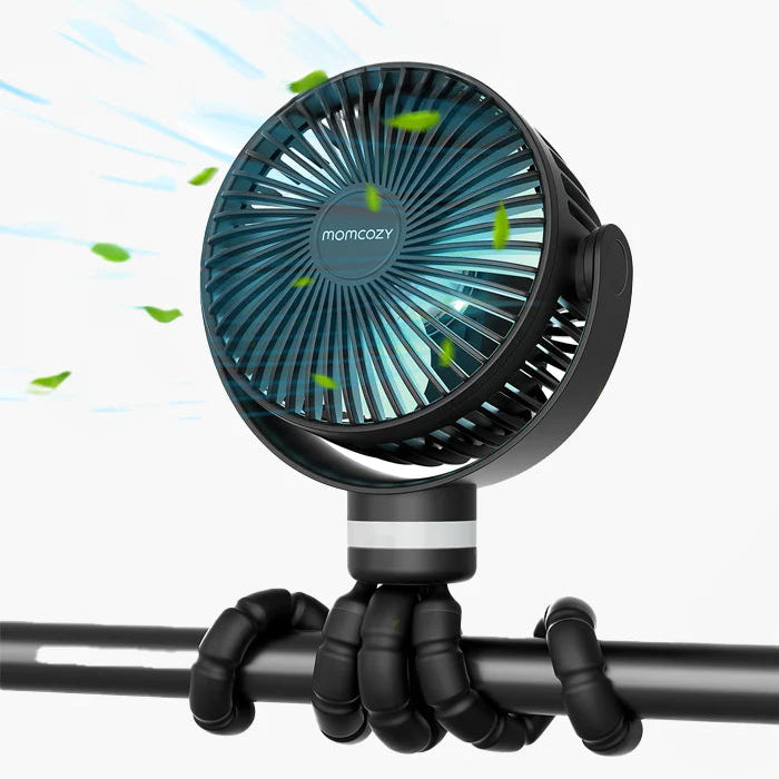 Momcozy Portable Stroller Fan | Black