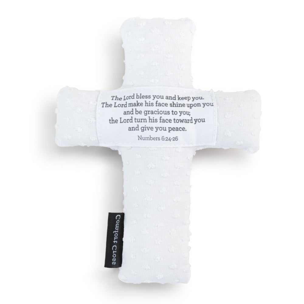 Demdaco Tender Blessings | Plush Comfort Cross Bless This Child Gift