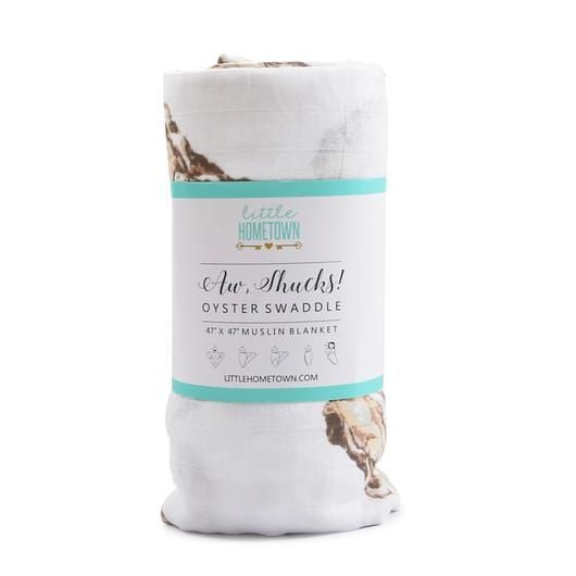 Little Hometown Aw Shucks! Bamboo Oyster Swaddle