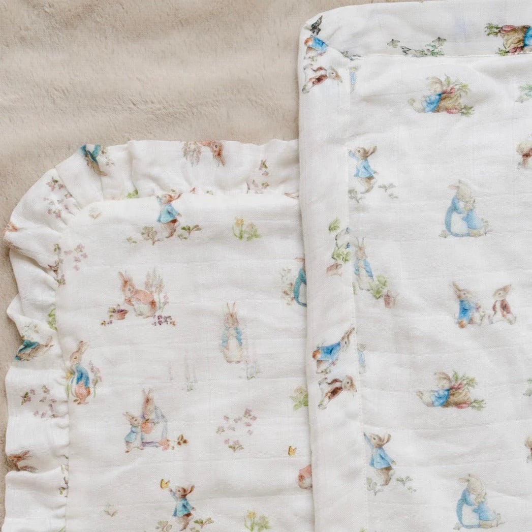 Peter Rabbit™ Bamboo Rayon Muslin Mini Blanket | Uni