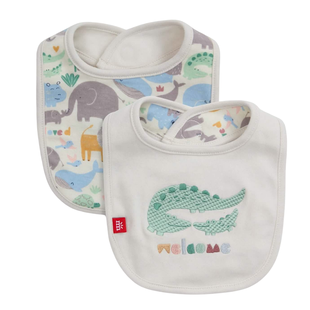 Little Lovin Reversible Organic Magnetic Bib