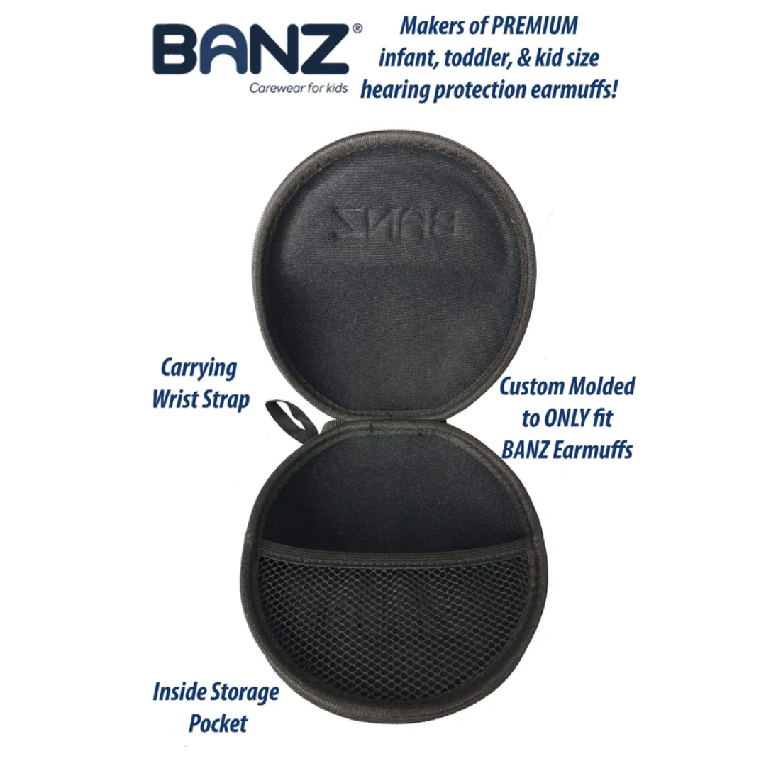 Banz Baby Earmuffs Protective Storage Case | Onyx