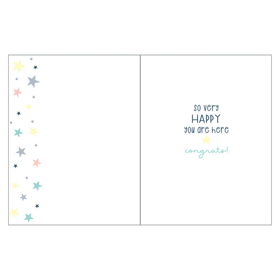 Baby Greeting Card | Bear on Swing