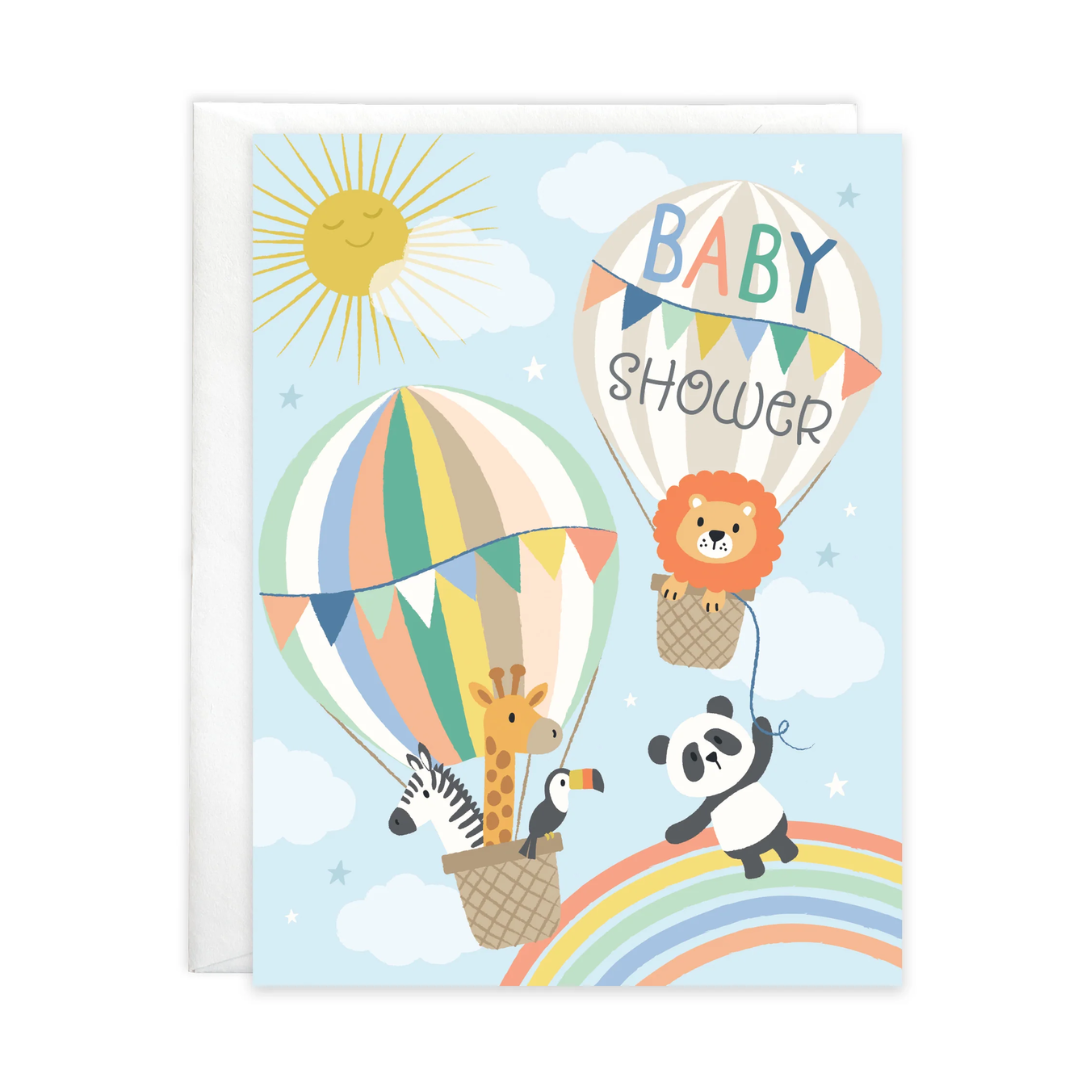Baby Greeting Card | Baby Shower Balloons