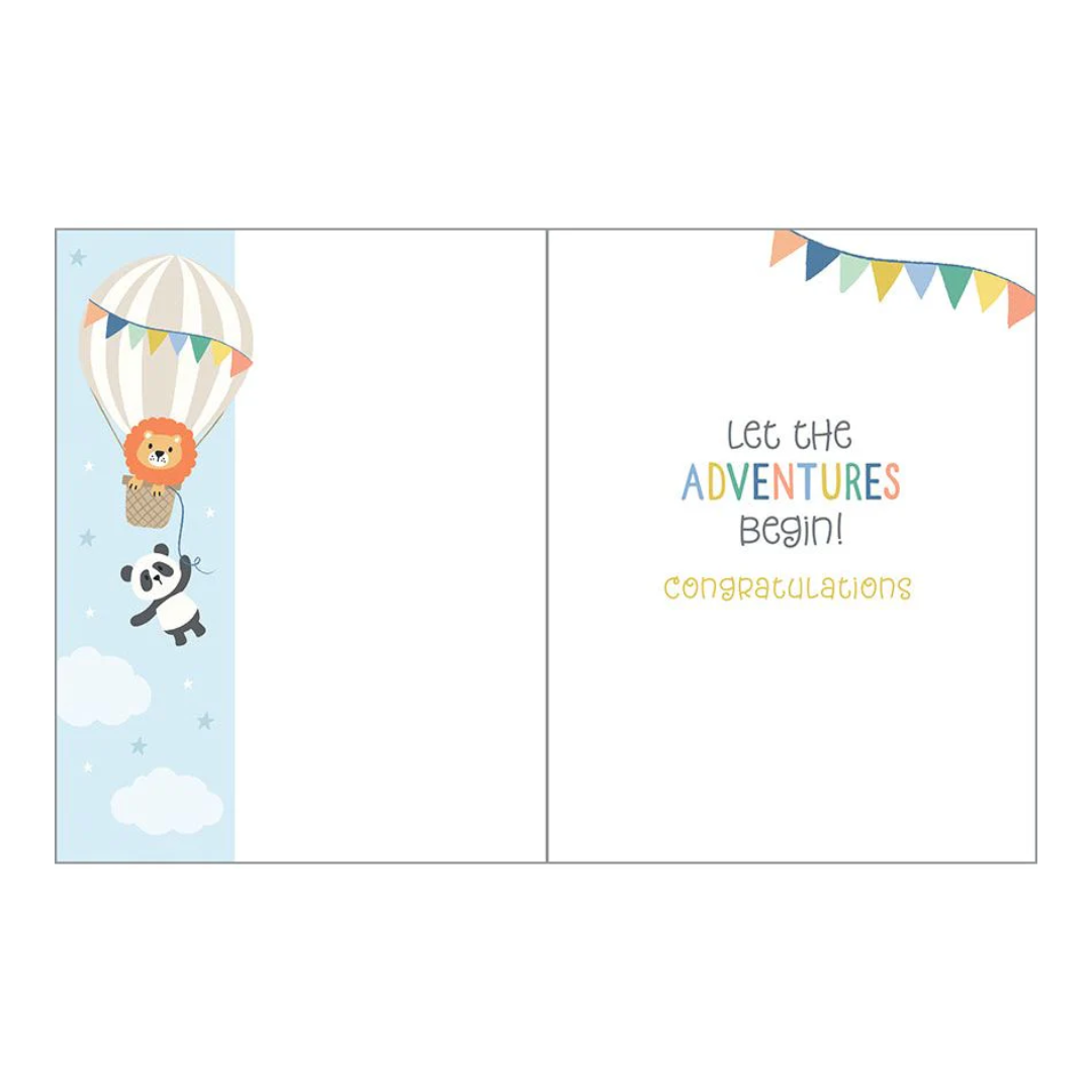 Baby Greeting Card | Baby Shower Balloons