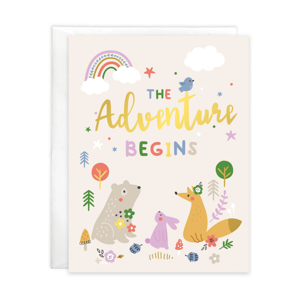 Baby Gift Enclosure Card | Adventure Begins