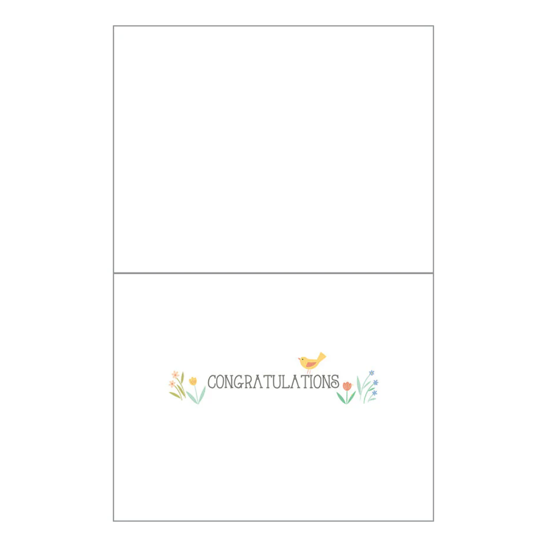 Baby Greeting Card | Clothesline