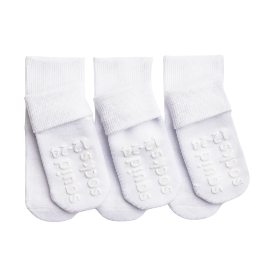 Squid Non-Slip Silicone Grip Baby Socks | Dove