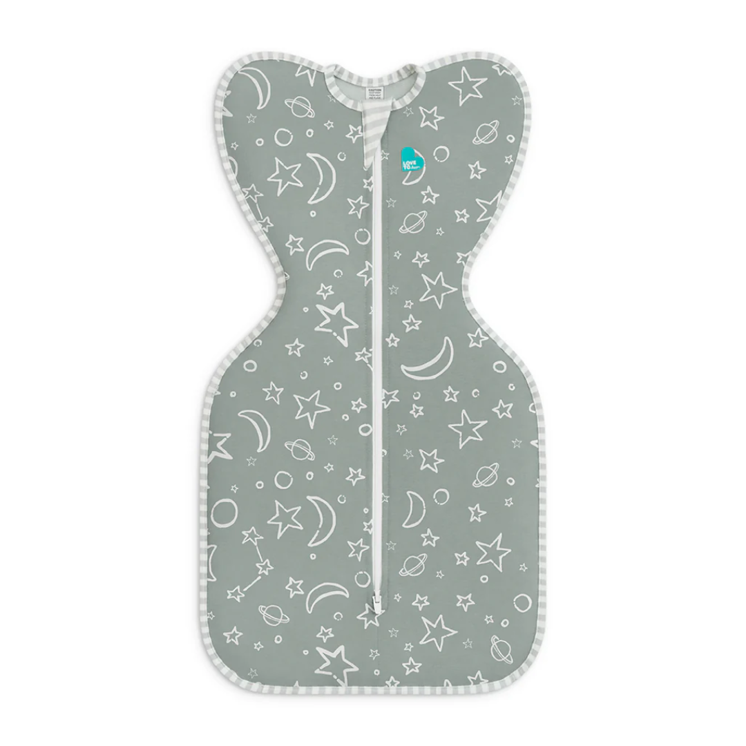 Swaddle UP Bamboo  Zip-Up Swaddle | Olive Stars and Moon