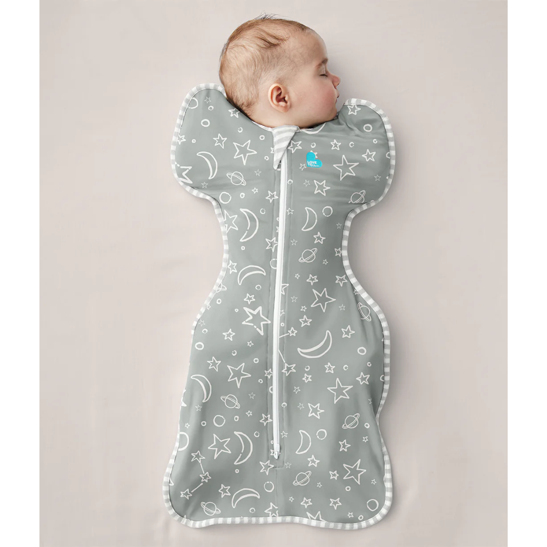 Swaddle UP Bamboo  Zip-Up Swaddle | Olive Stars and Moon