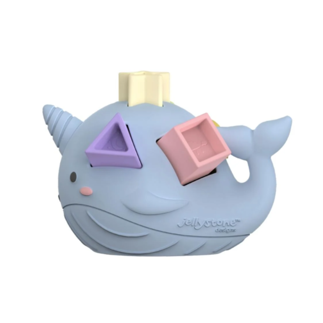 Narwhal Shape Sorter | Pastel