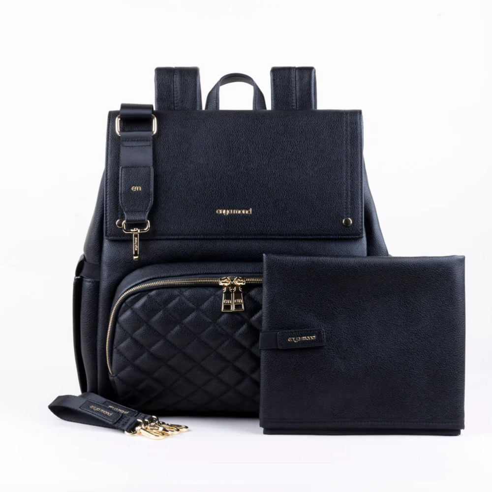 Enya Mond Luna Vegan Leather Parenting Bag with Changing Pad