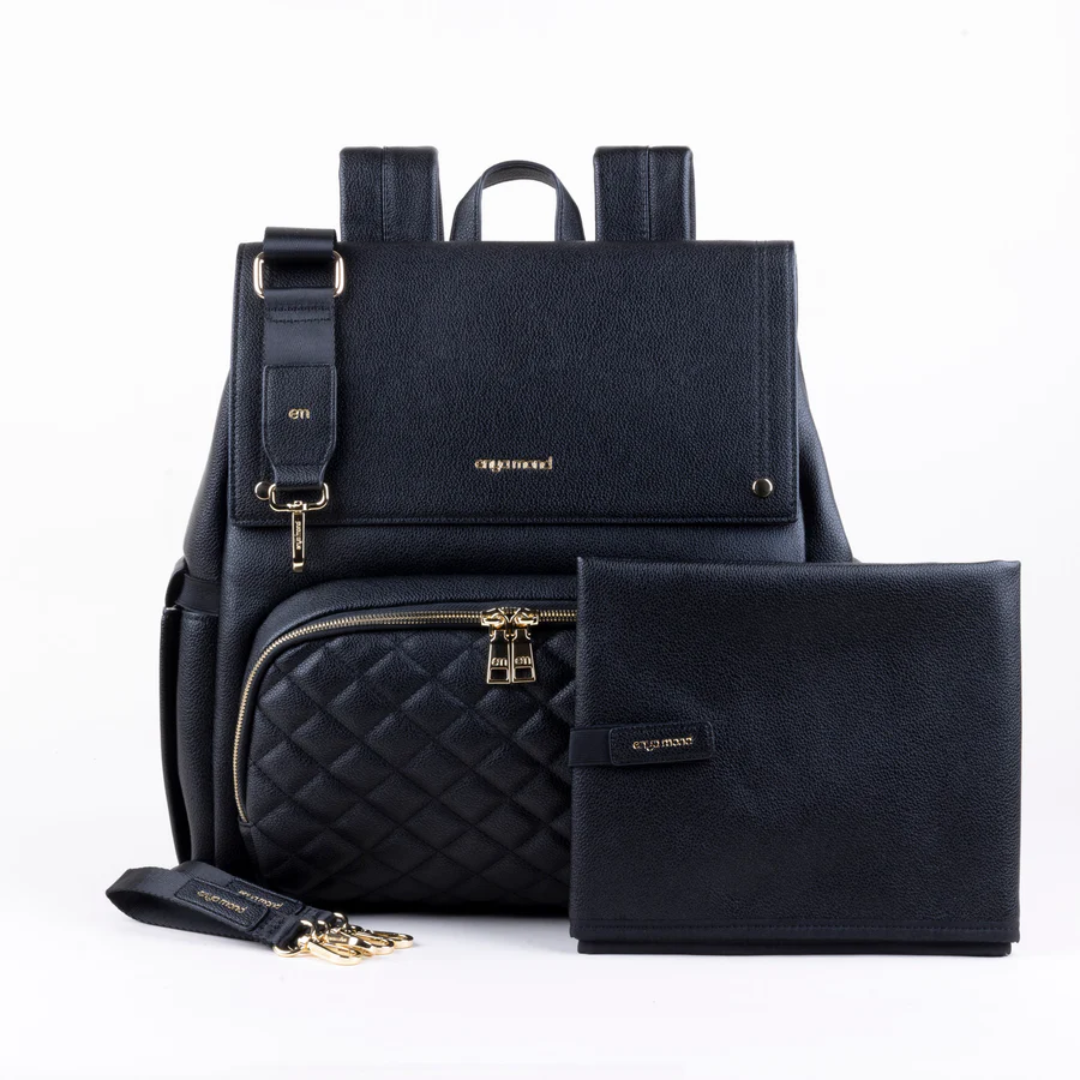 Enya Mond Luna Vegan Leather Parenting Bag with Changing Pad