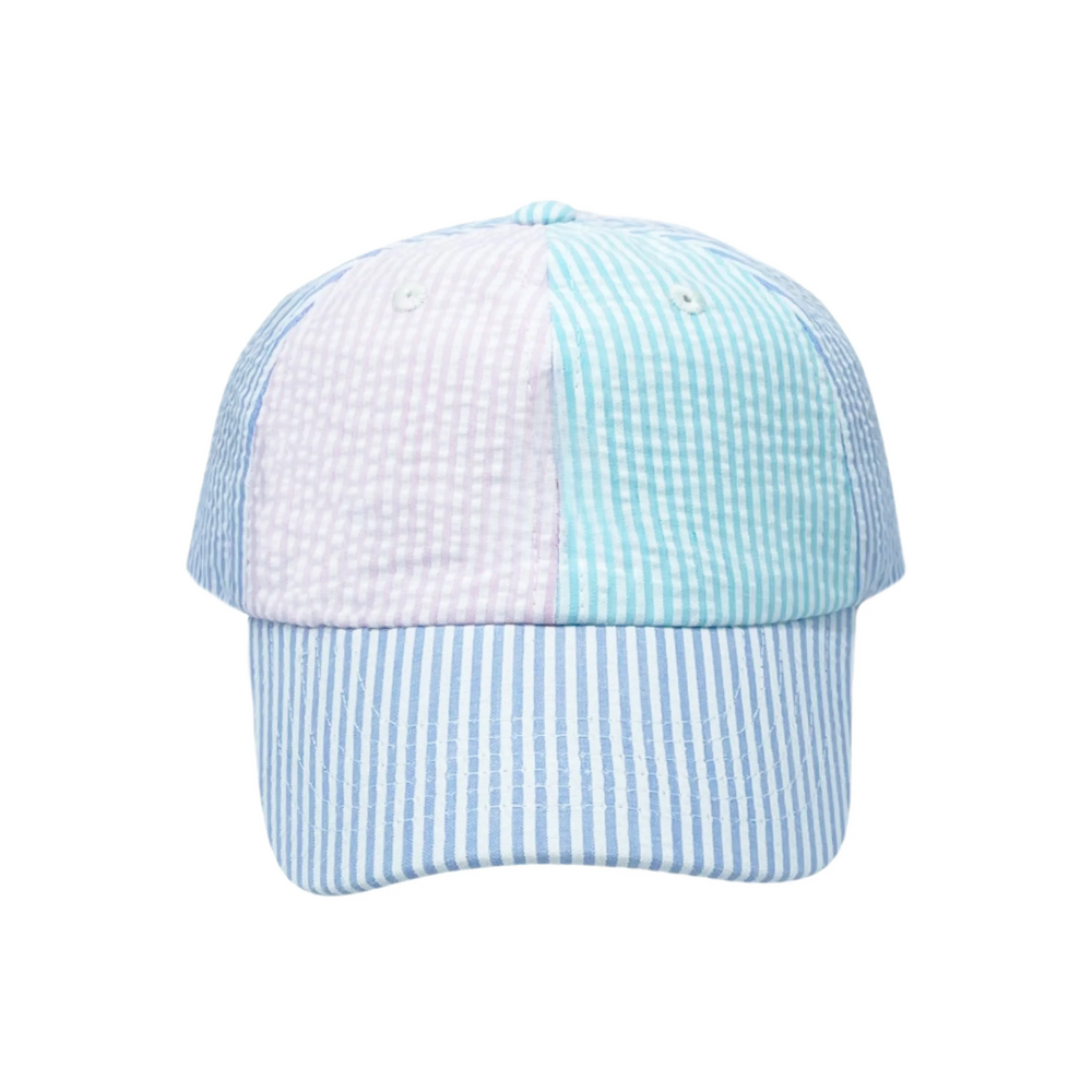 Baseball Hat | Multicolor Seersucker