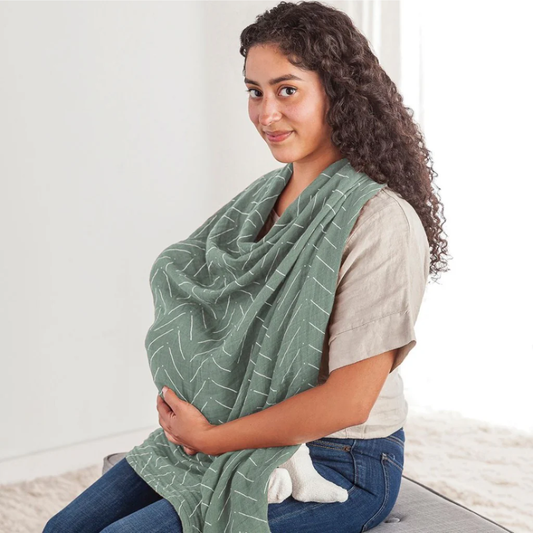 Itzy Ritzy Breastfeeding Boss | 2 in 1 Nursing Cover and Swaddle