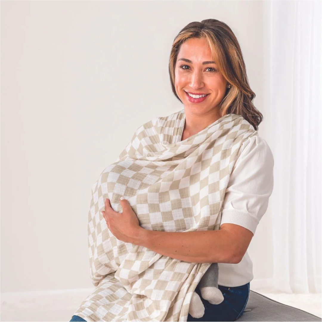 Itzy Ritzy Breastfeeding Boss | 2 in 1 Nursing Cover and Swaddle