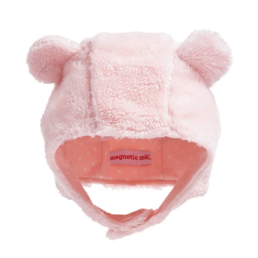 Minky Magnetic Closure Hat | Pink Blossom