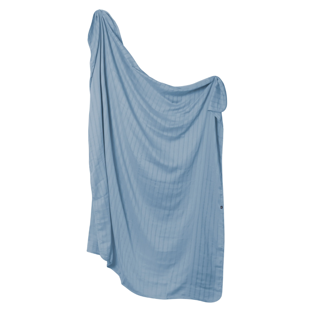 Bamboo Muslin Swaddle Blanket | Slate
