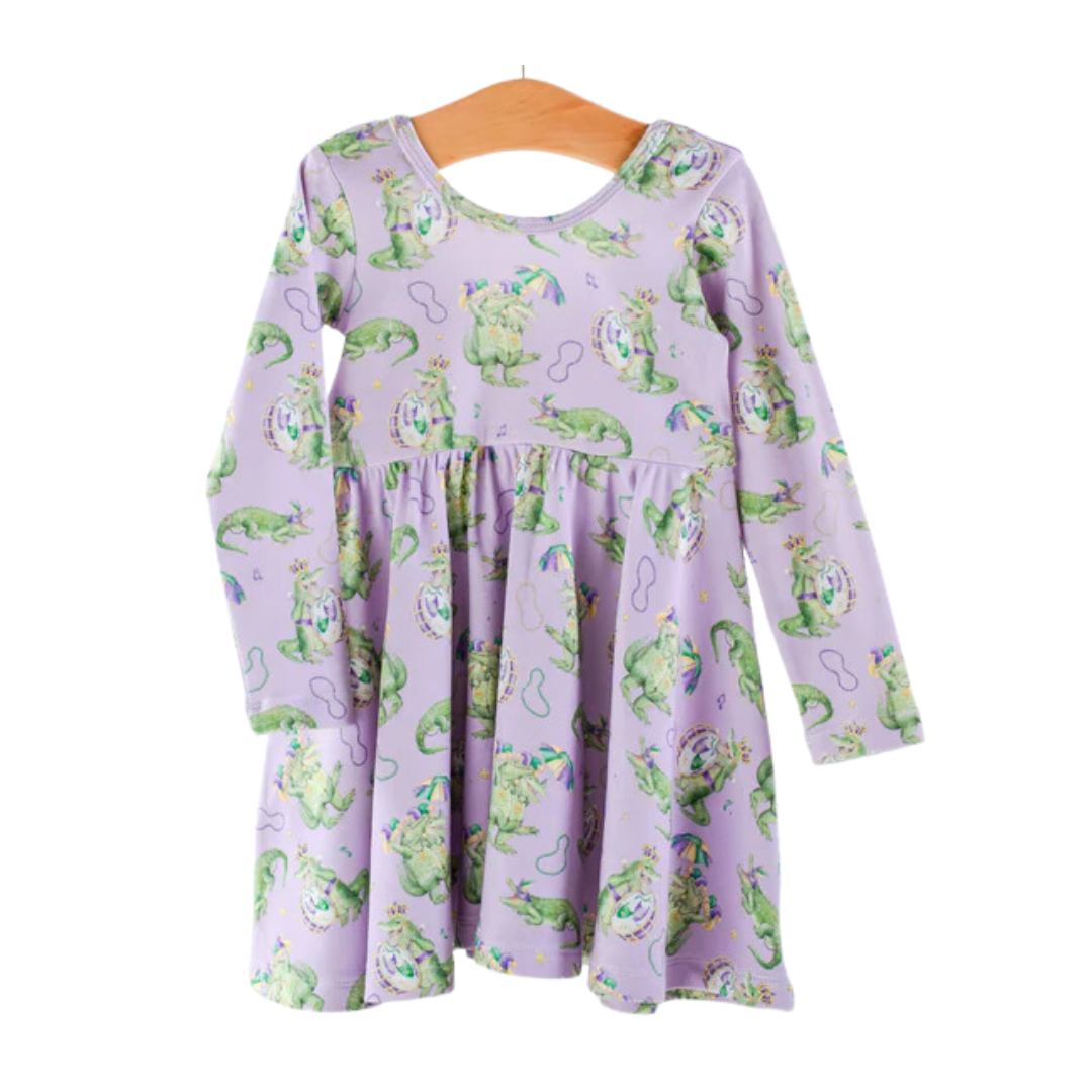 Gator Gras Organic Cotton Twirl Dress