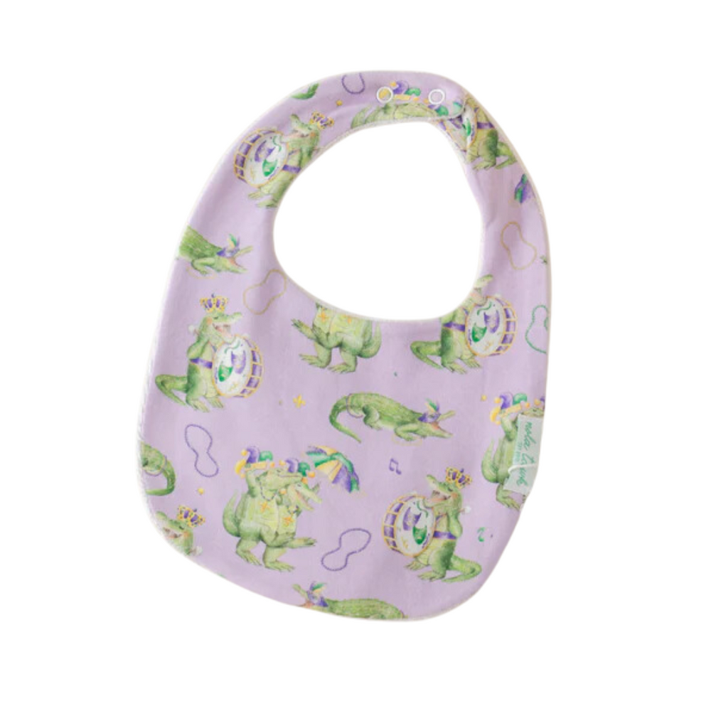 Gator Gras Organic Cotton Bib