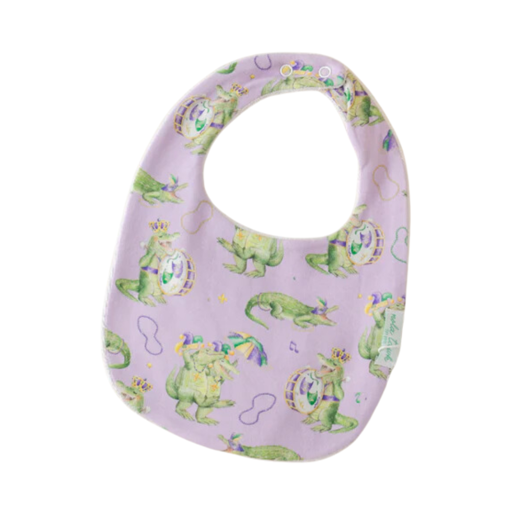Gator Gras Organic Cotton Bib