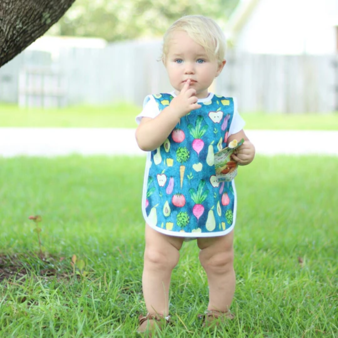 Bapron Bib Apron | Toddler (6m-3T) organic produce