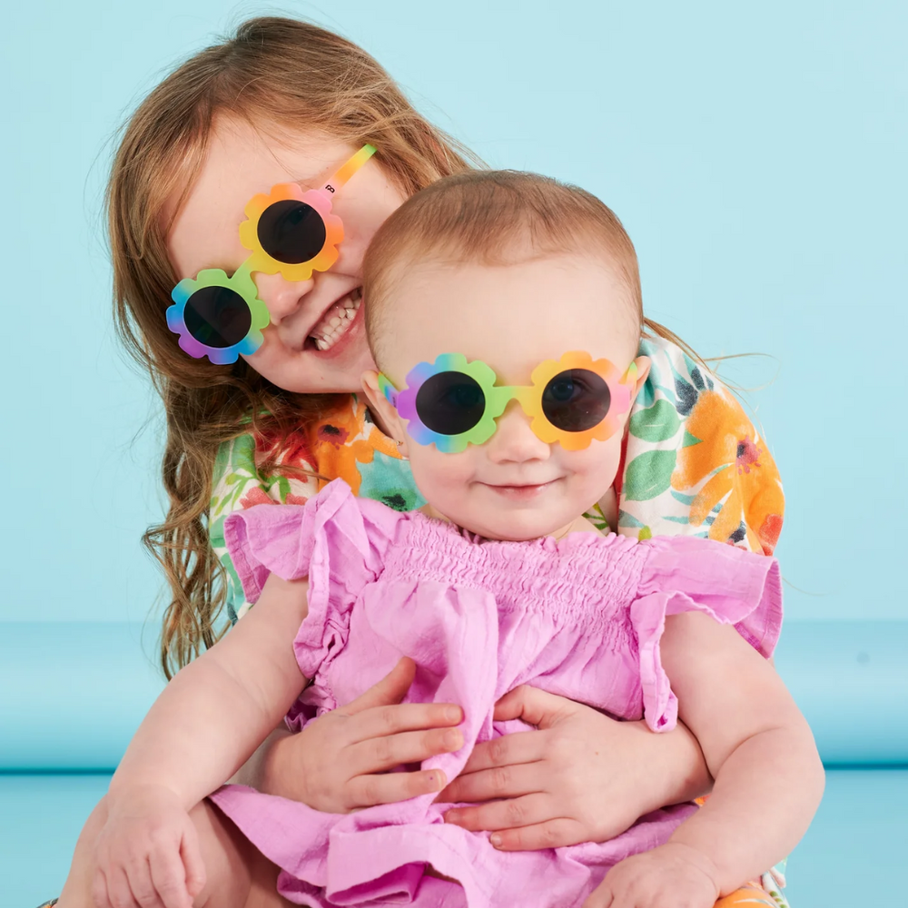 Flower Power Kids UV Sunglasses | Smoke Lenses | 0-2 years