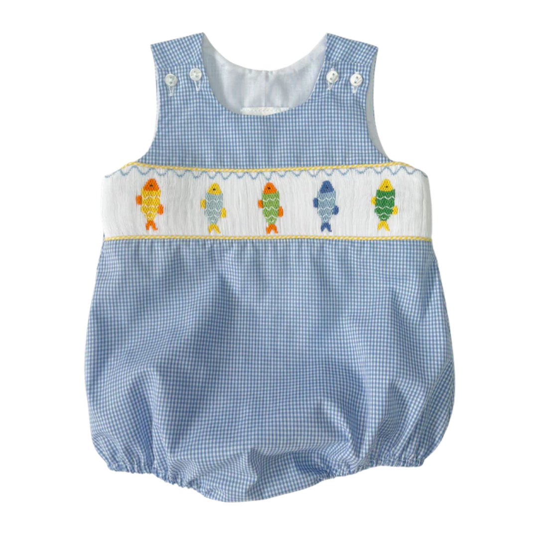 Smock Fish Sleeveless Bubble