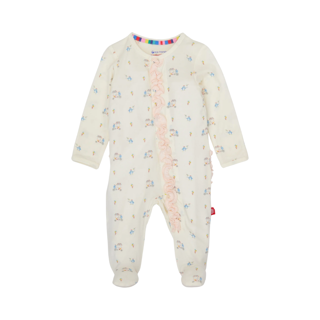 Penguin Pints Modal Footie w/ Ruffle