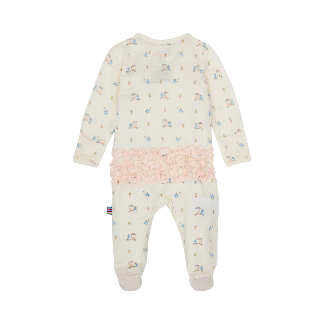 Penguin Pints Modal Footie w/ Ruffle