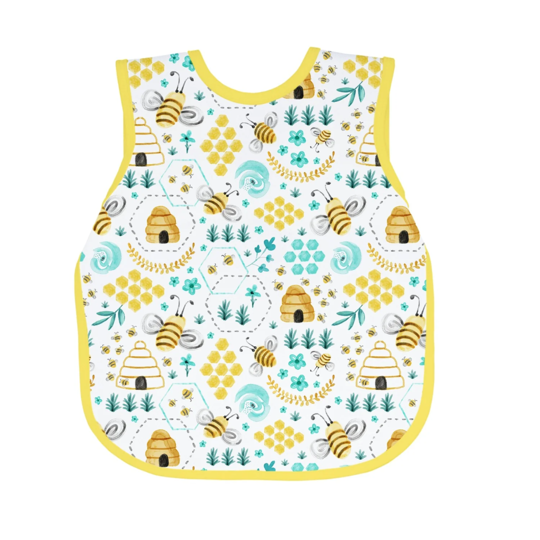 Bapron Bib Apron | Toddler (6m-3T) Busy Bees