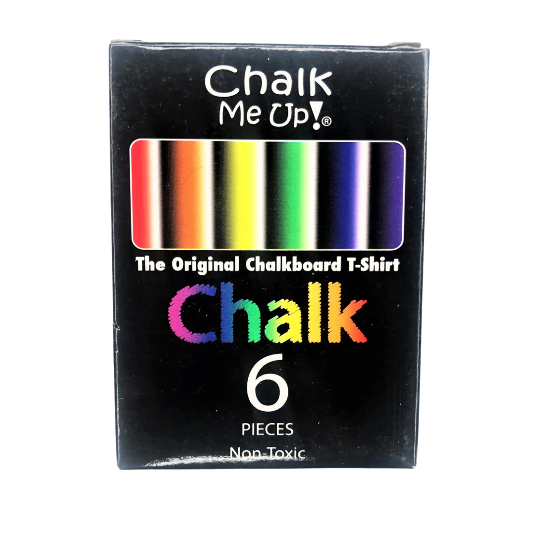 Toddler T- Rex Royal Blue Color Your Own Chalkboard T Shirt | with 6 Pack Chalk