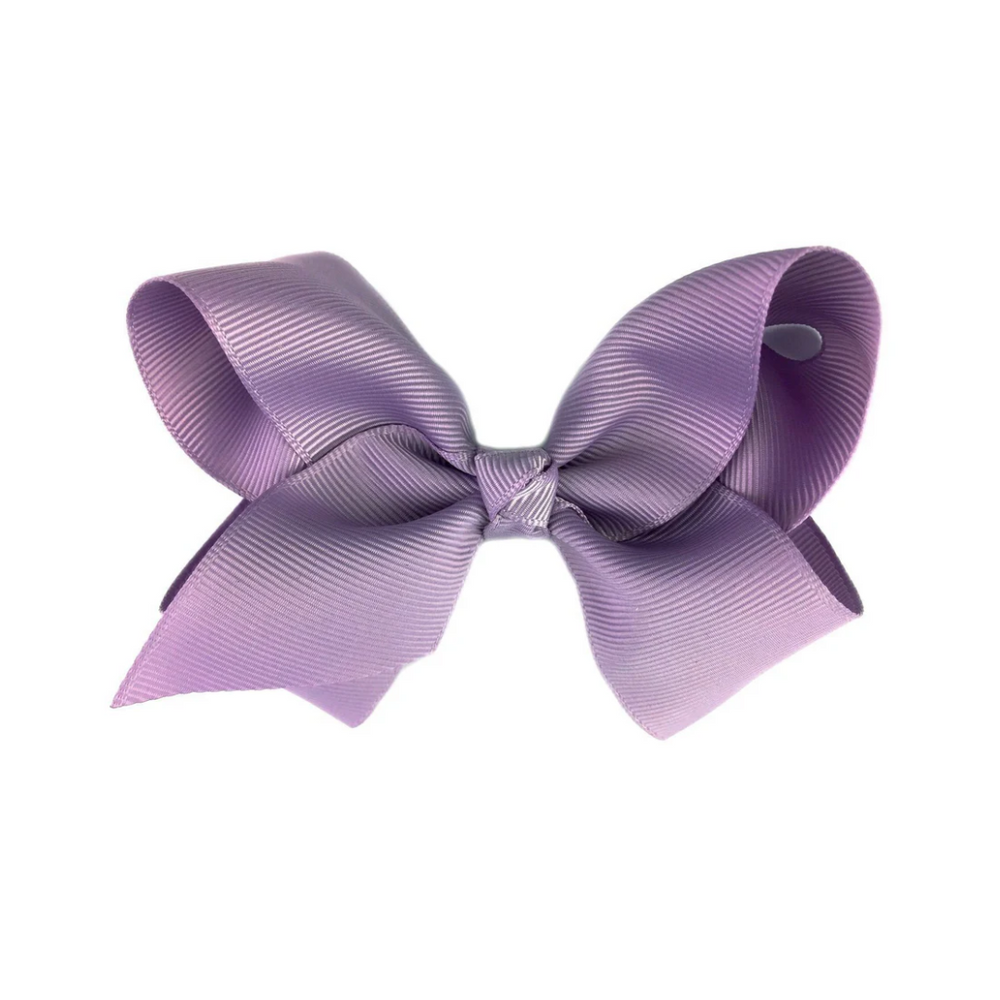 Baby Wisp Americana Boutique Ribbon Bow Alligator Clip Dusky Mauve