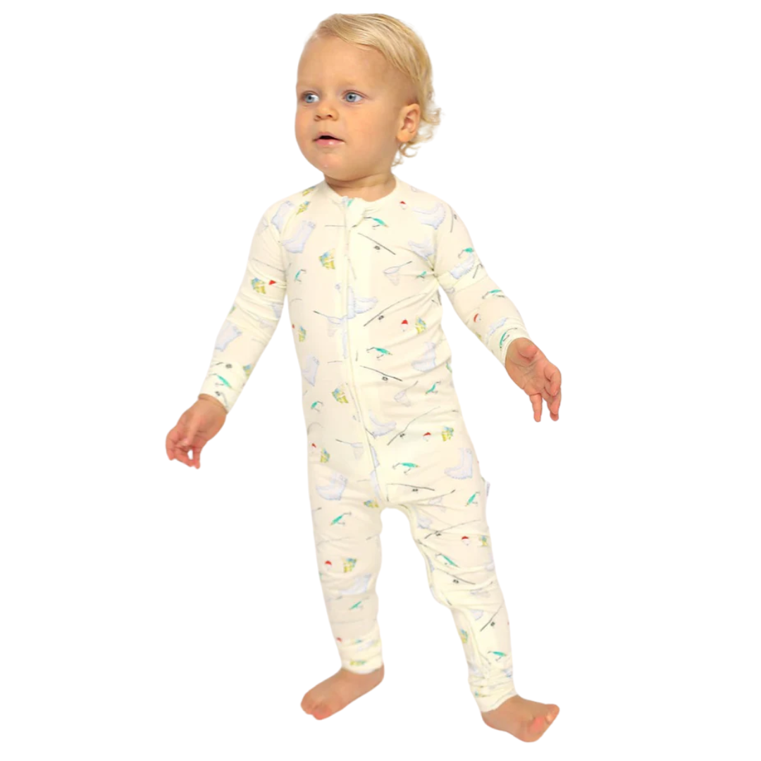 Southern Slumber Fishing Double Zipper Bamboo Sleeper