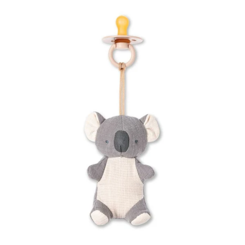 Itzy Ritzy Bitzy Pal Natural Rubber Pacifier and Plush Toy | Koala