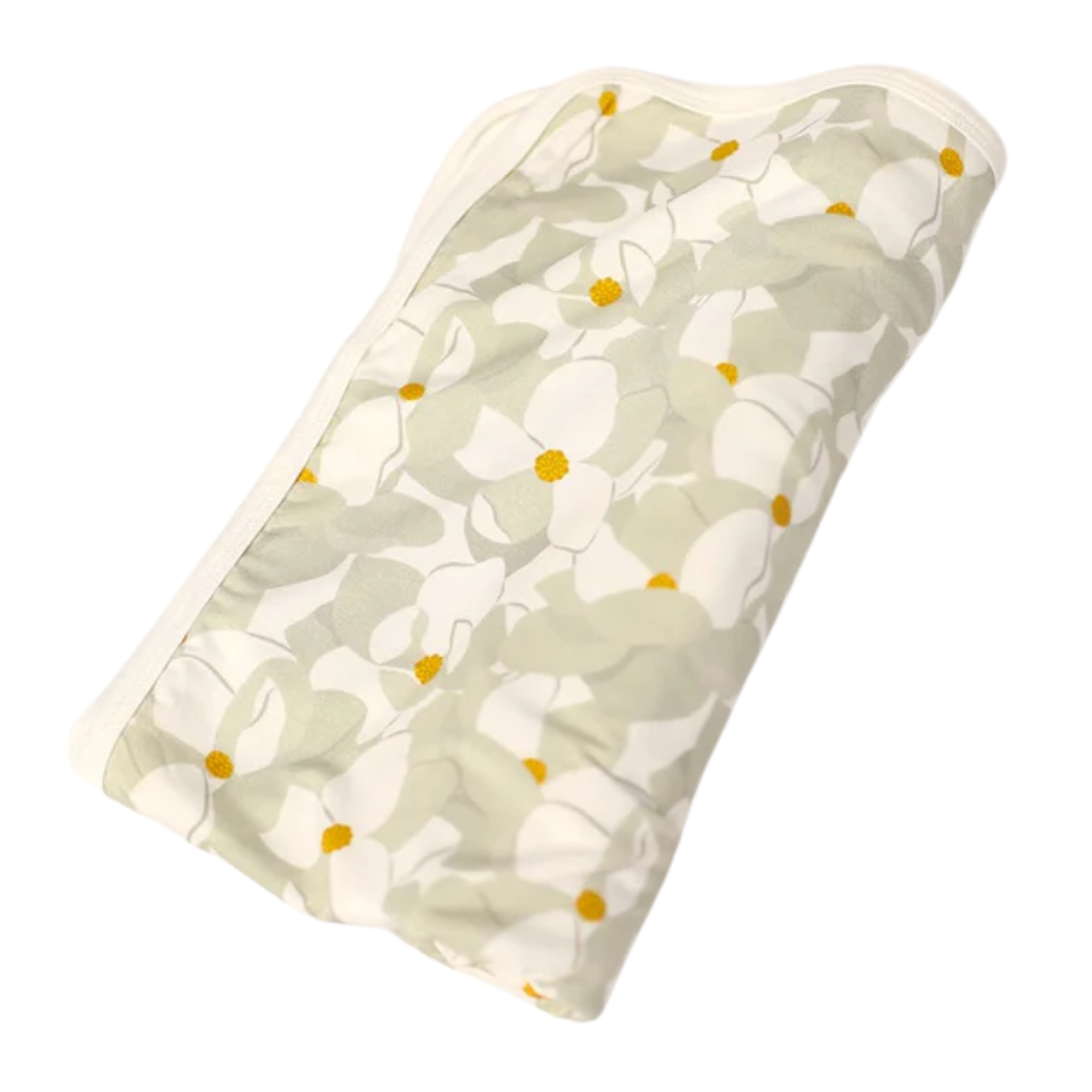 Southern Slumber Magnolia Bamboo Swaddle Blanket