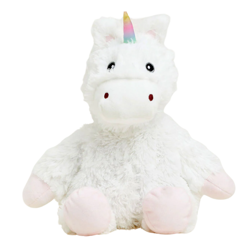 White Unicorn Warmies Plush Toy