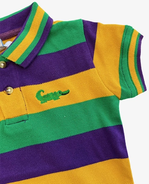 Mardi Gras Polo Shirt - Short Sleeve
